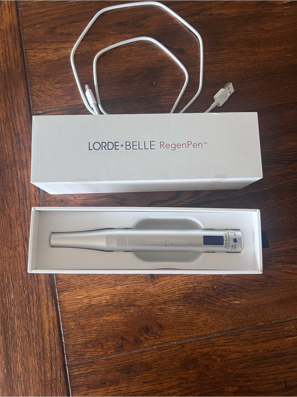 Lorde + Belle RegenPen™ Silver nano-channeling pen